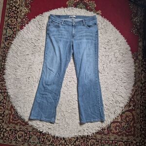 Womens Levis Jeans Size 16W 16 W M Blue Denim 590 Bootcut ✨️💫